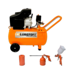 Compresor de Aire 2.5HP 50L + Kit 3 Piezas Lusqtoff
