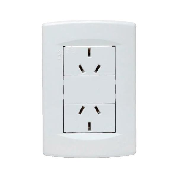 Tomacorriente doble 10 Amp Sica