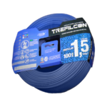 Cable Unipolar 1 x 1,5mm x 100m Azul Trefilcon