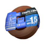 Cable Unipolar 1 x 1,5mm x 100m Marrón Trefilcon