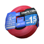 Cable Unipolar 1 x 1,5mm x 100m Rojo Trefilcon