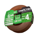 Cable Unipolar 1 x 4mm x 100m Marrón Trefilcon