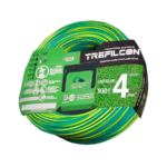 Cable Unipolar 1 x 4mm x 100m Verde-Amarillo Trefilcon