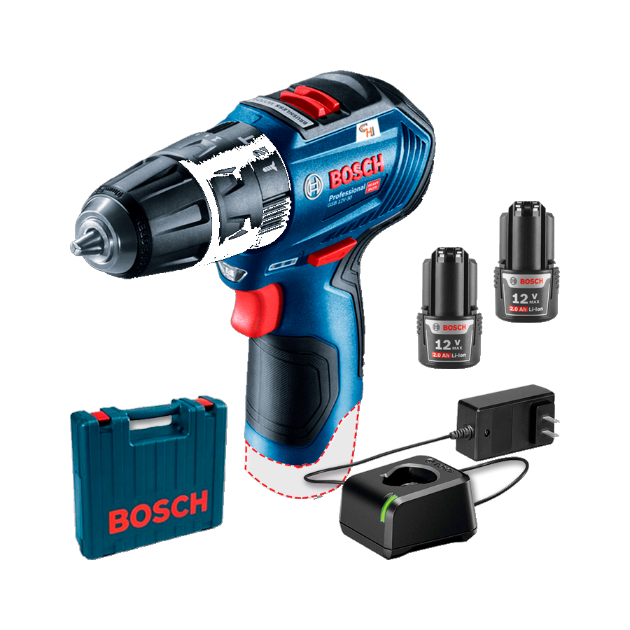 product-562-1021 Taladro Atornillador Percutor 12V 10mm Bosch GSB 12V-30 - Imagen 1