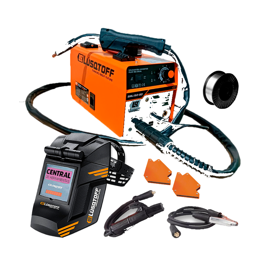product-617-1200 Soldadora Dual MIG Flux / MMA Lusqtoff SML150-8D - Imagen 1