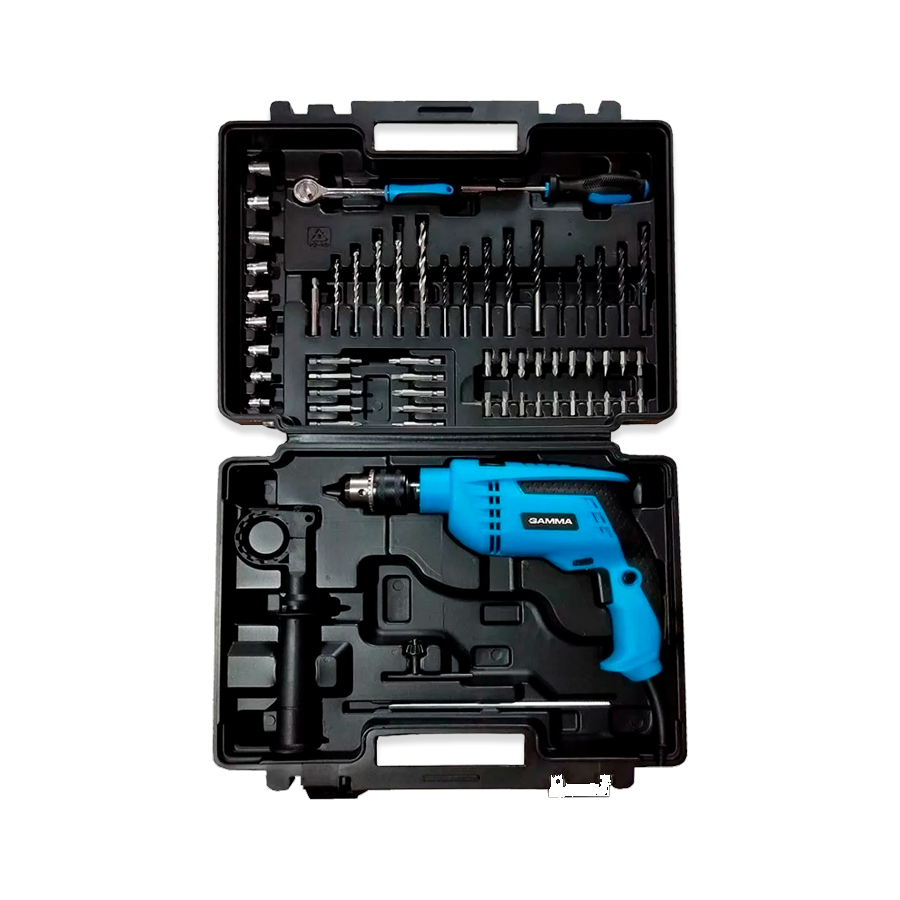 product-624-1213 Taladro de Impacto 710W 13mm en Kit Gamma G1904KAR - Imagen 1