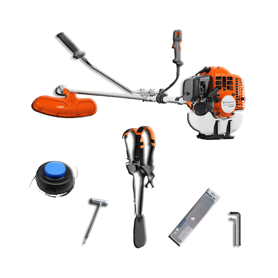 product-660-1251 Desmalezadora 2HP Nafta Husqvarna 143RII - Imagen 1