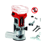 Fresadora Router de Palma Inalámbrico Einhell TP-ET 18 Li BL-Solo