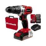Taladro Atornillador Percutor 18V Einhell TE-CD 18/2 Li-i +22 (1x2,5Ah)