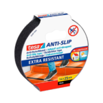 Cinta Antideslizante Industrial 25mm x 5m Negra Tesa