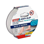Cinta Antideslizante Baños y Ducha 25mm x 5m Transparente Tesa
