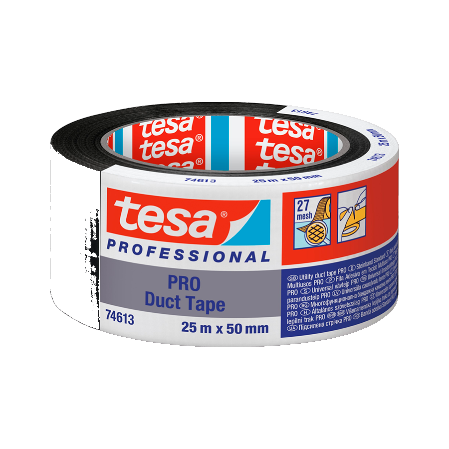 product-865-1600 Cinta Multiuso Universal "Duct Tape" 25m Negra Tesa - Imagen 1