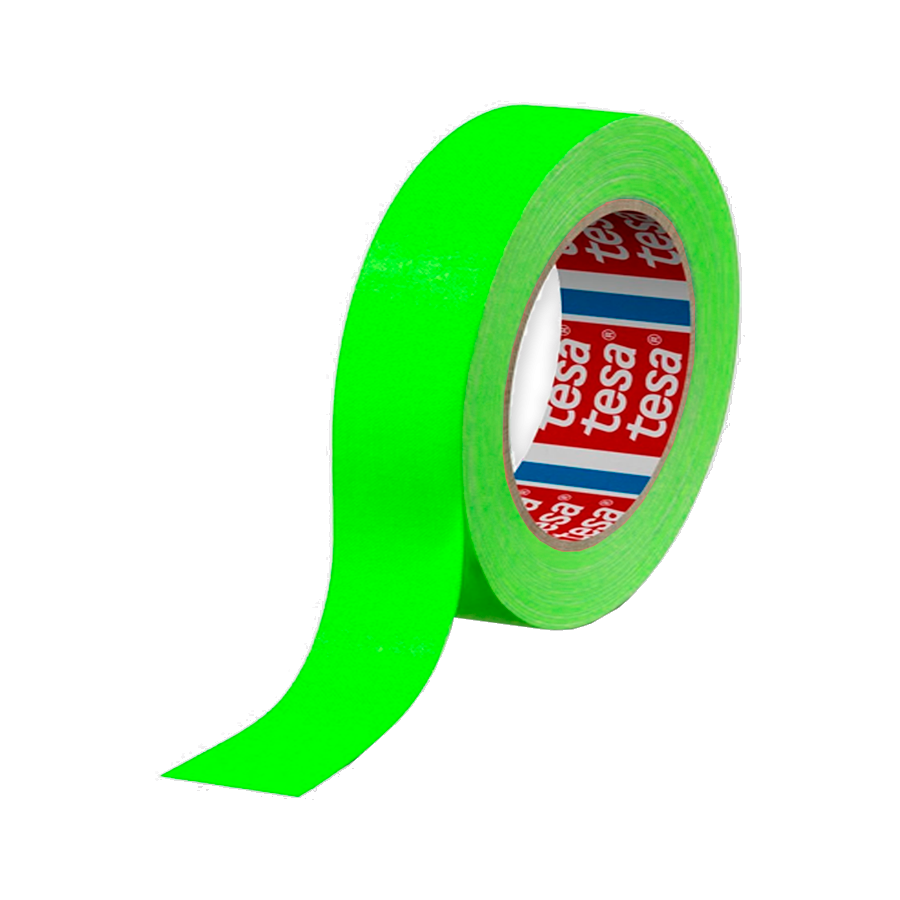 product-881-1622 Cinta Gaffer 25mm x 25m Verde Fluorescente Tesa - Imagen 1