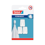 Gancho Autoadhesivo Rectangular Permanente Blanco Tesa