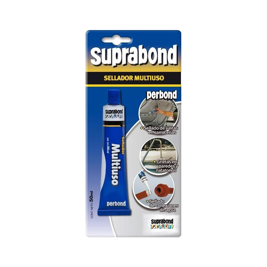 product-914-1692 Sellador Multiuso 50cc Perbond Blanco Blister Suprabond - Imagen 1