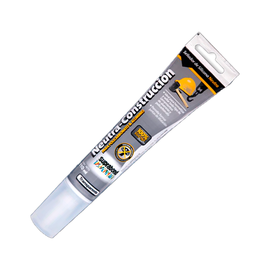 product-916-1696 Sellador Silicona Neutra Construcción 110ml Transp. Suprabond - Imagen 1