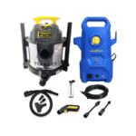 Combo Aspiradora Stanley 15L - Hidrolavadora Goodyear
